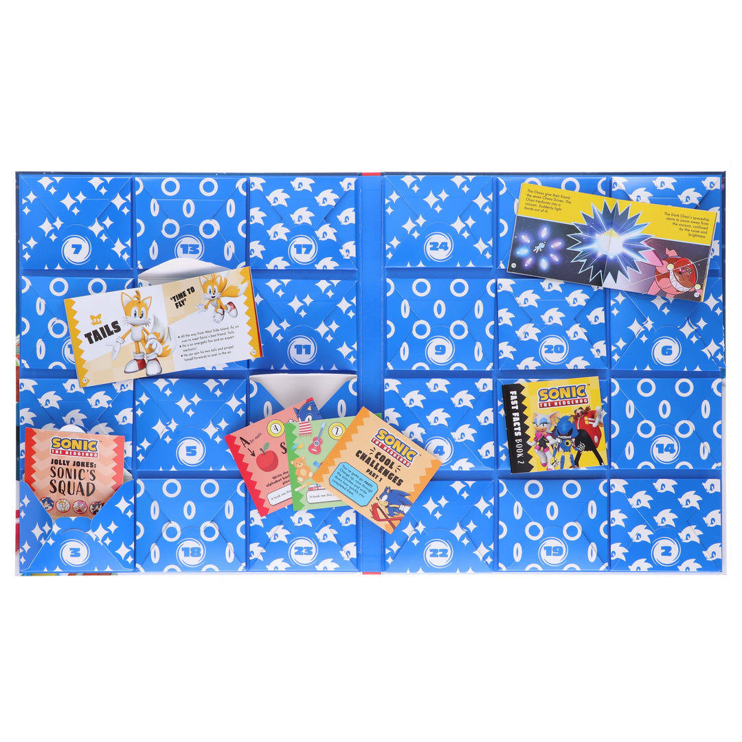 Sonic The Hedgehog Advent Calendar: 24 Days of Activities, Jokes And More! - Ages 5-10 - Hardback