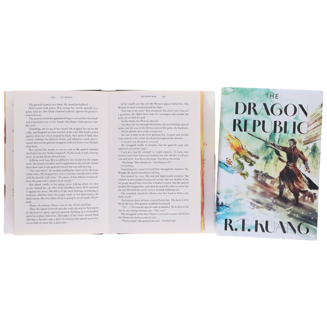 The Poppy War Series by R.F. Kuang 2 Books Collector's Edition Set - Fiction - Hardback