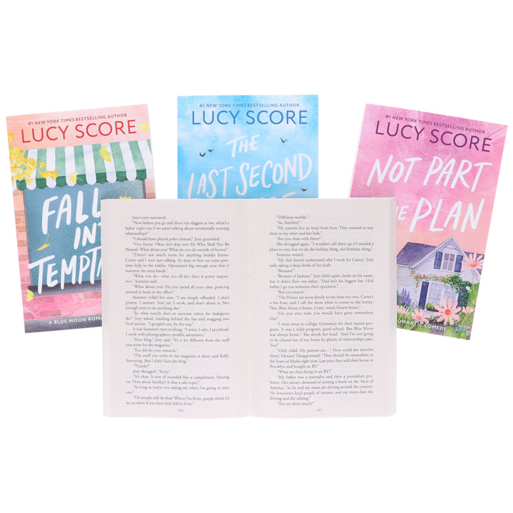 A Blue Moon Romantic Comedy Series by Lucy Score 4 Books Collection Set - Fiction - Paperback