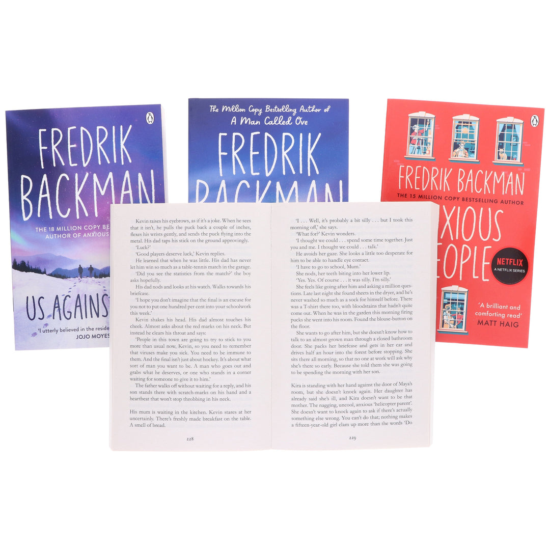Fredrik Backman 4 Books Collection Set - Fiction - Paperback