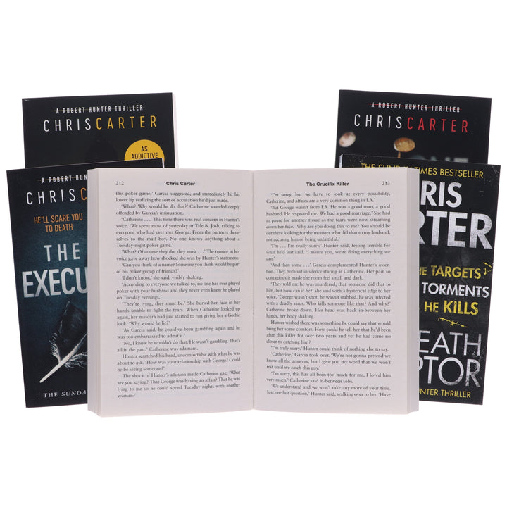 Robert Hunter Series Vol. 1-5 by Chris Carter 5 Books Collection Set - Fiction - Paperback