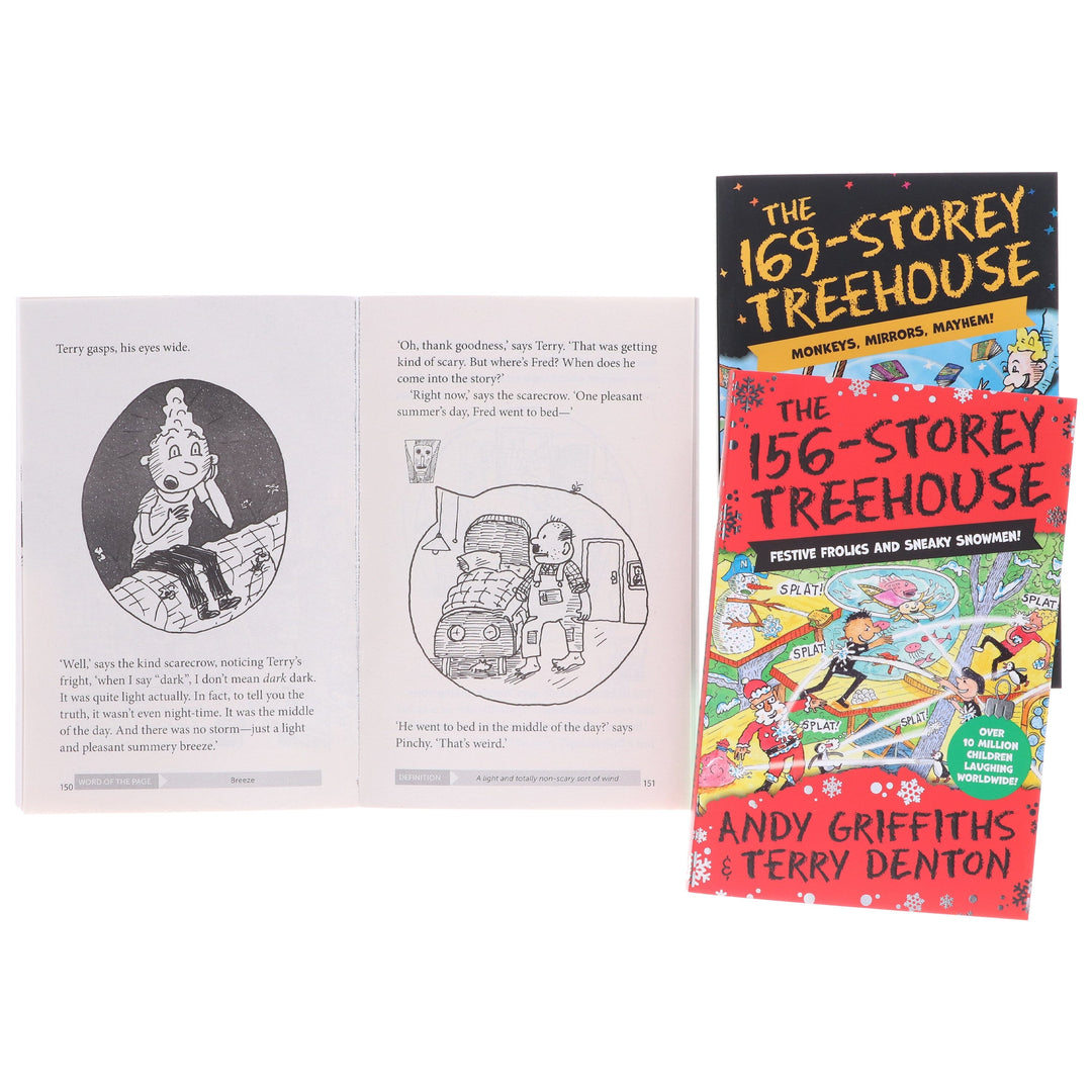 The Treehouse Series (Book 11-13) by Andy Griffiths Illustrated 3 Books Collection Set - Ages 7-12 - Paperback