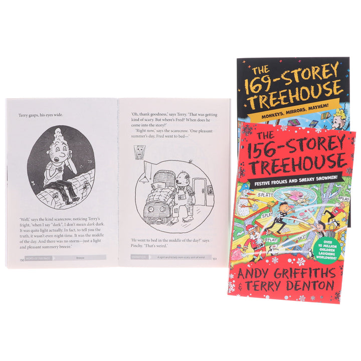 The Treehouse Series (Book 11-13) by Andy Griffiths Illustrated 3 Books Collection Set - Ages 7-12 - Paperback