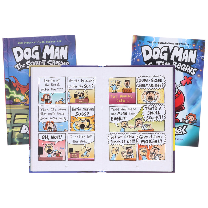 Dog Man Series by Dav Pilkey (Book 11-13) Collection 3 Books Set - Ages 7+ - Hardback