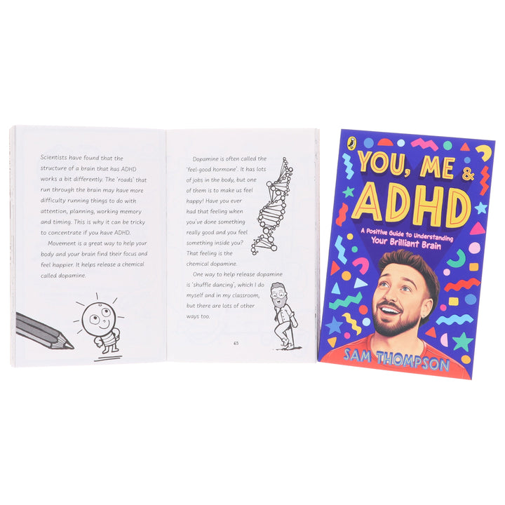 ADHD: Rapped Up! & You, Me & ADHD by Jamie Gilbert 'Mr G' & Sam Thompson 2 Books Collection Set - Ages 9-12 - Paperback