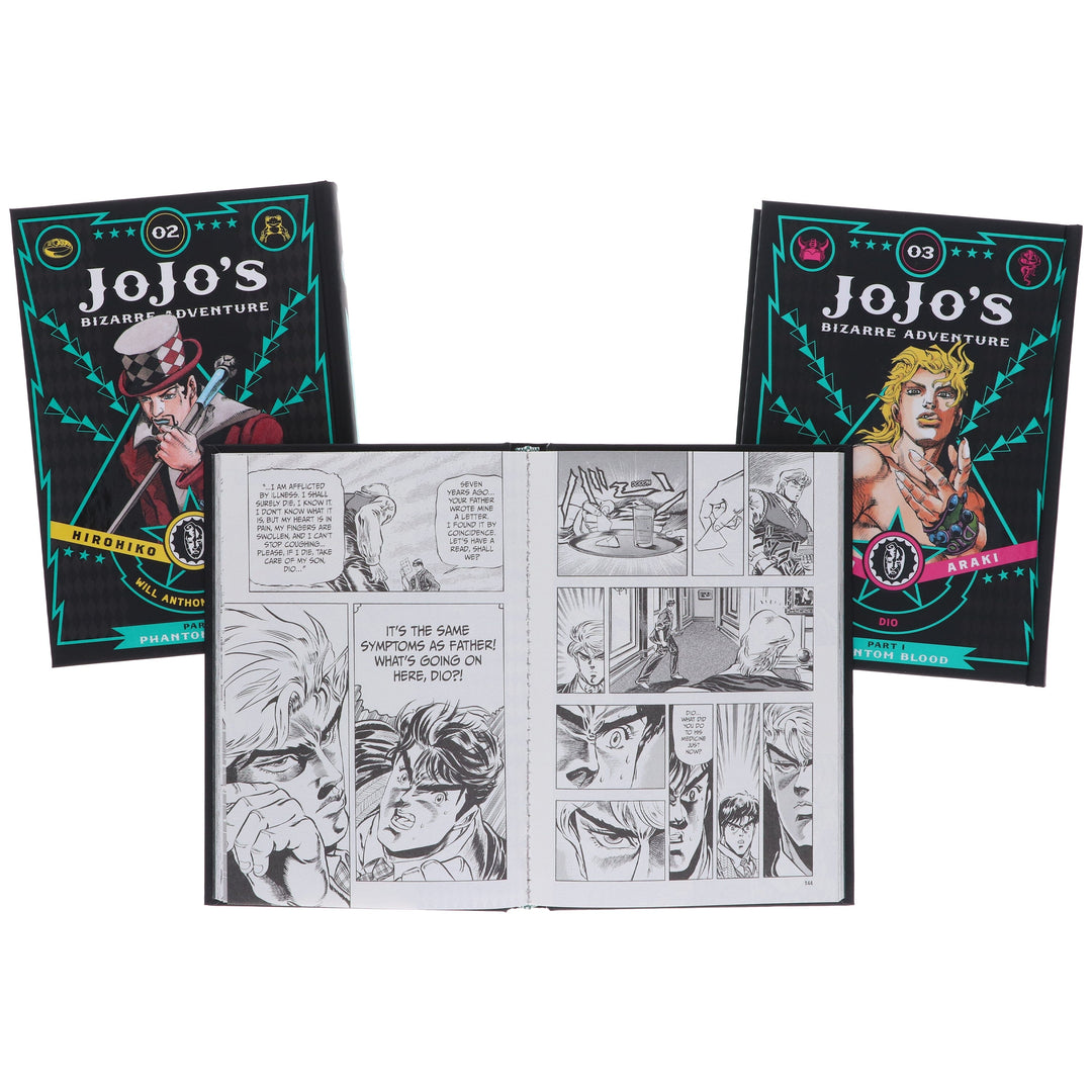 JoJo’s Bizarre Adventure: Part 1 - Phantom Blood (Vol. 1-3) by Hirohiko Araki 3 Books Collection Set - Fiction - Hardback