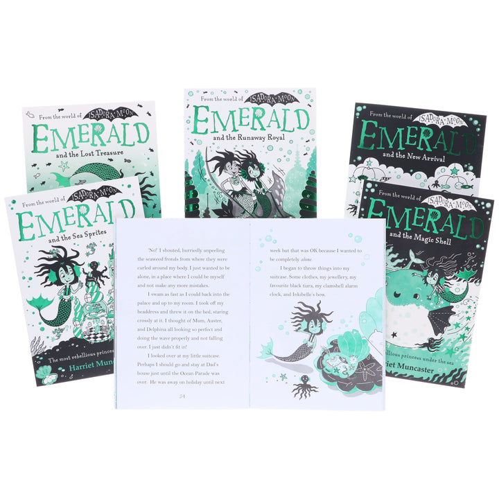 Emerald Series Book 1-6 (World of Isadora Moon) By Harriet Muncaster: 6 Books Collection Set - Ages 5-7 - Paperback