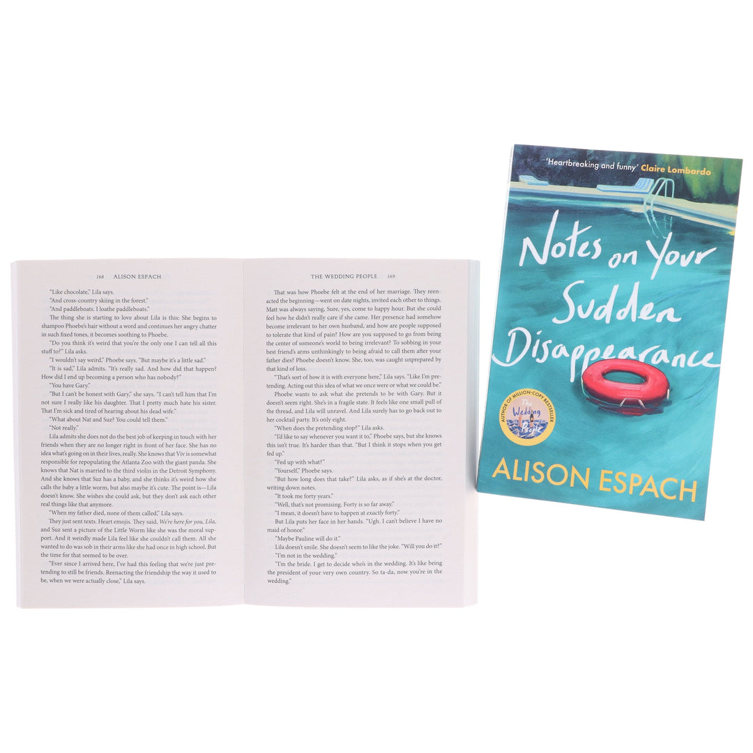 Alison Espach Collection (The Wedding People & Notes on Your Sudden Disappearance) 2 Books Set - Fiction - Paperback