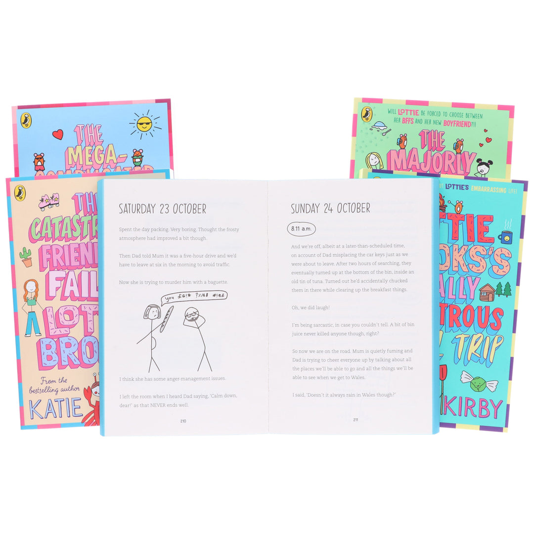 Lottie Brooks Series By Katie Kirby 5 Books Collection Set - Ages 9-12 - Paperback