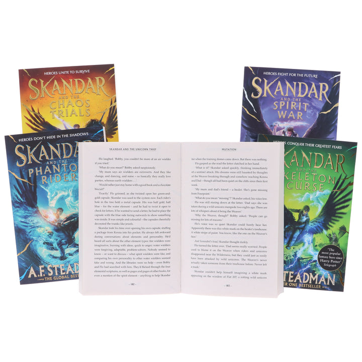 Skandar Series By A.F. Steadman 5 Books Collection Set - Ages 9-12 - Paperback