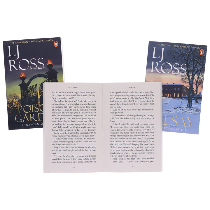 The DCI Ryan Mysteries (Vol. 21-23) By LJ Ross 3 Books Collection Set - Fiction - Paperback