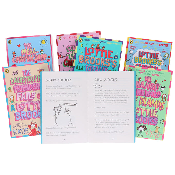 Lottie Brooks Series By Katie Kirby 7 Books Collection Set - Ages 9-12 - Paperback