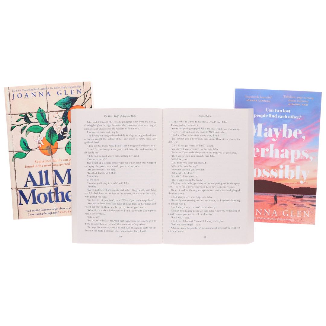 All My Mothers, The Other Half of Augusta Hope & Maybe, Perhaps, Possibly: By Joanna Glen 3 Books Collection Set - Fiction - Paperback