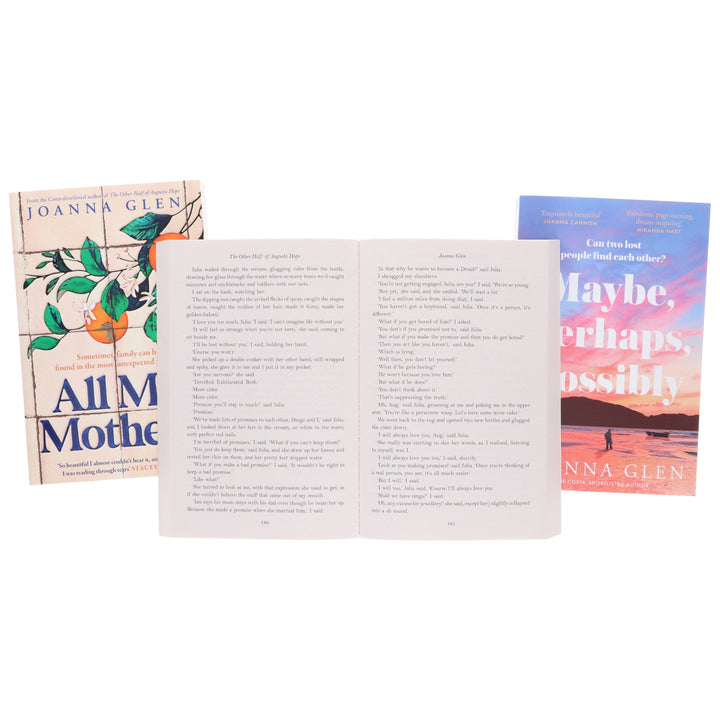 All My Mothers, The Other Half of Augusta Hope & Maybe, Perhaps, Possibly: By Joanna Glen 3 Books Collection Set - Fiction - Paperback