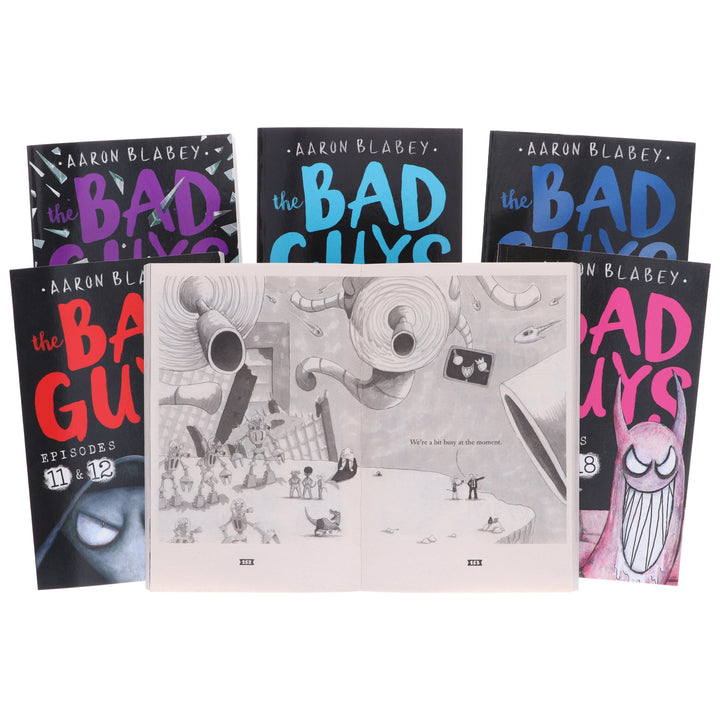The Bad Guys Episodes 9-20 By Aaron Blabey 6 Books Collection Set - Ages 7-9 - Paperback