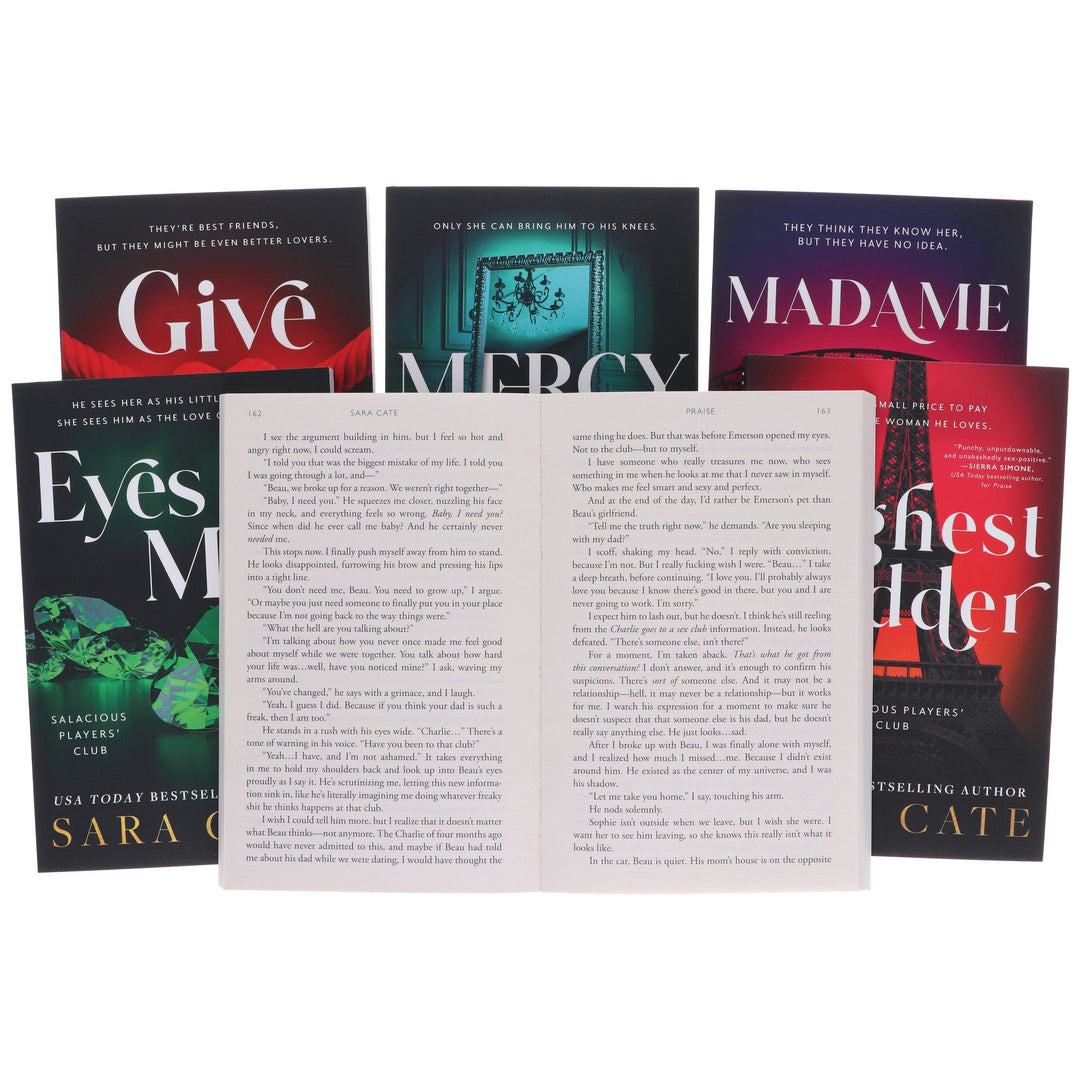 Salacious Players' Club Series By Sara Cate 6 Books Collection Set - Fiction - Paperback