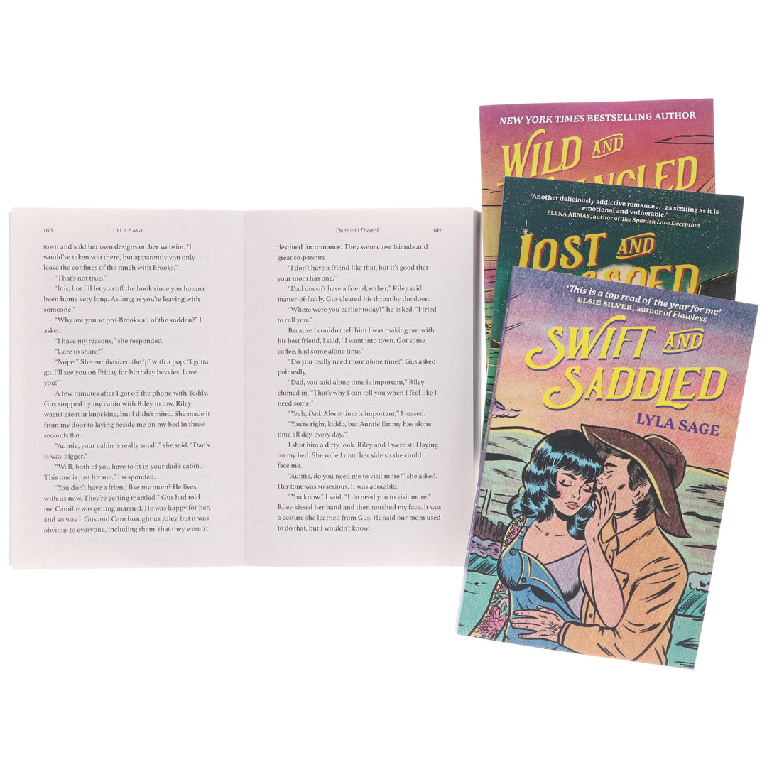 Rebel Blue Ranch Series by Lyla Sage: 4 Books Collection Set - Fiction - Paperback