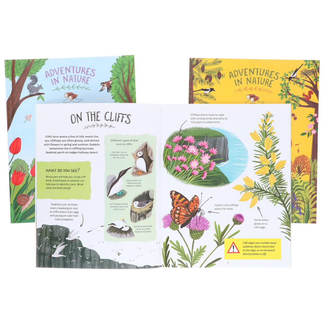 Adventures in Nature Series by Jen Green Illustrated 3 Picture Books Collection Set - Ages 7+ - Paperback