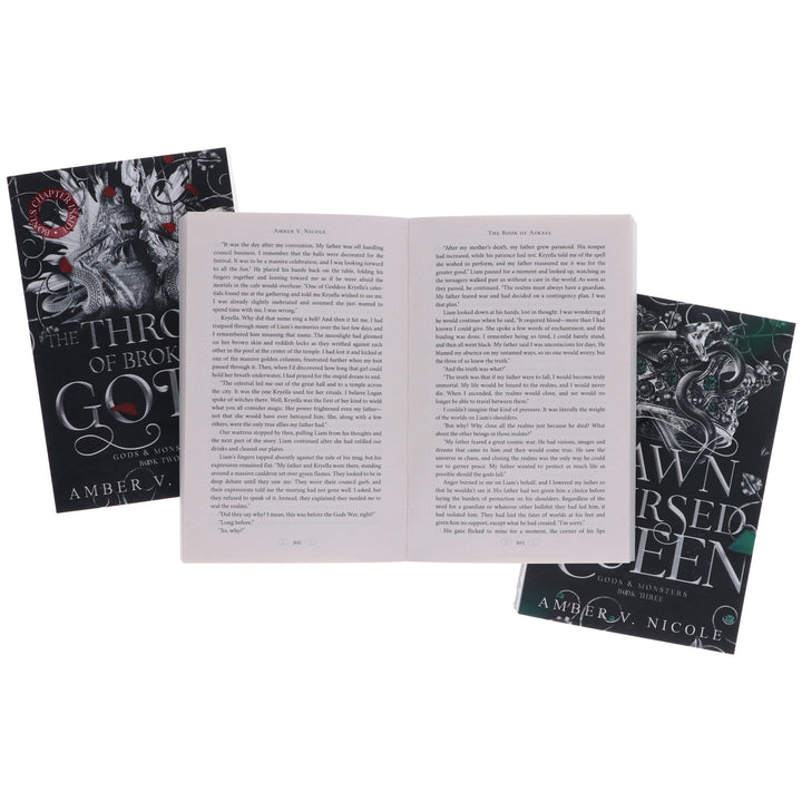Gods & Monsters Series By Amber V. Nicole 3 Books Collection Set - Fiction - Paperback