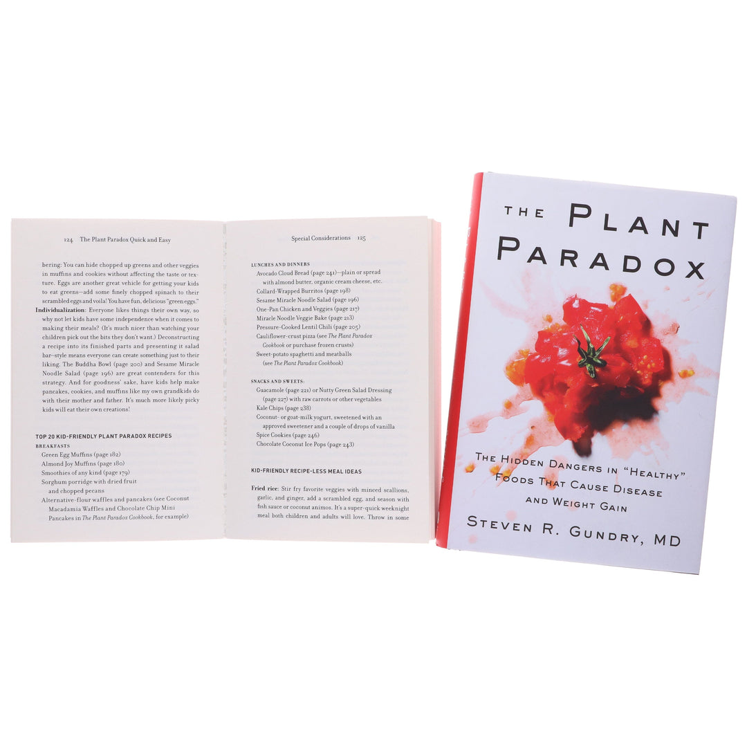 The Plant Paradox & Plant Paradox Quick and Easy: By Dr. Steven R Gundry, MD 2 Books Collection Set - Non Fiction - Hardback/Paperback