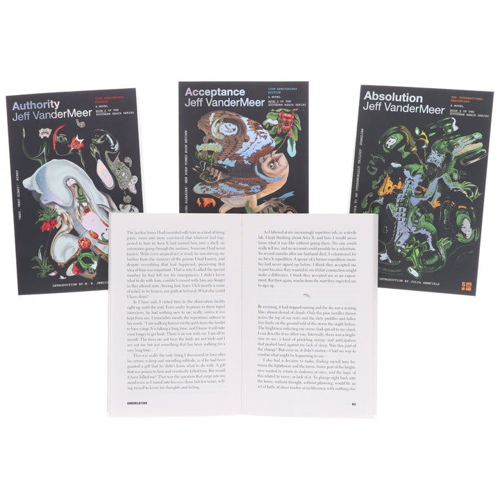 Southern Reach Series by Jeff VanderMeer (10th Anniversary Edition) 4 Books Collection Set - Fiction - Paperback