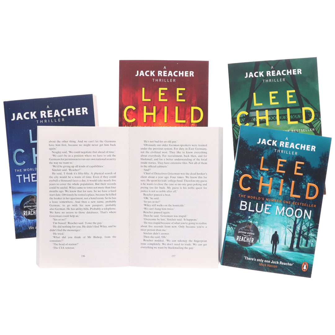 Jack Reacher by Lee Child: Books 21-25 Collection Set - Fiction - Paperback