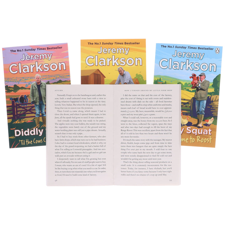 Diddly Squat Series By Jeremy Clarkson: 4 Books Collection Set - Fiction - Paperback