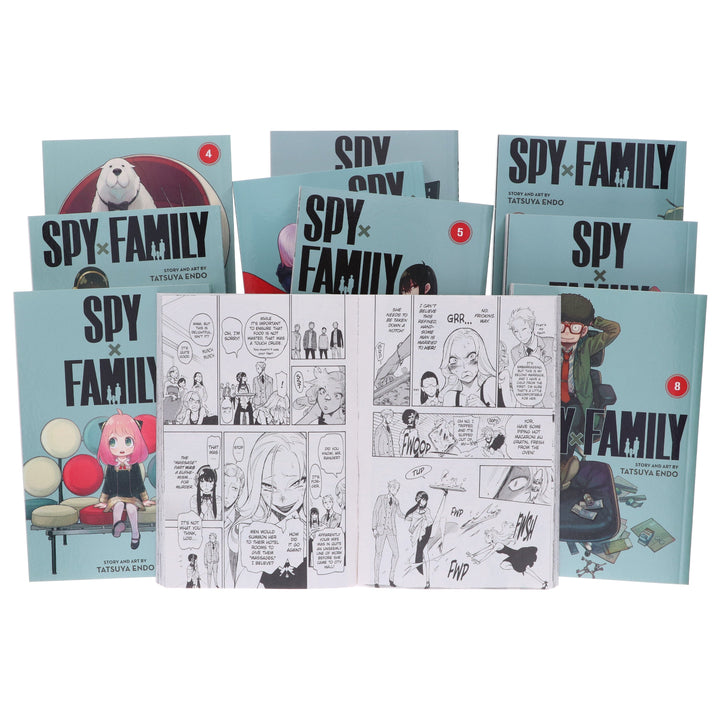 Spy x Family Series by Tatsuya Endo 10 Books Collection Set (Vol 1-10) - Ages 13+ - Paperback