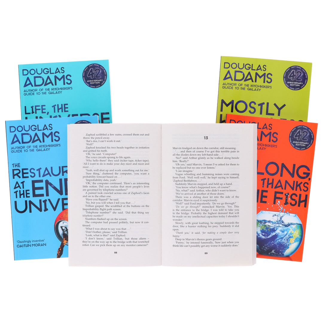 The Hitchhiker's Guide to the Galaxy by Douglas Adams: Complete Books 1-5 Box Set - Fiction - Paperback
