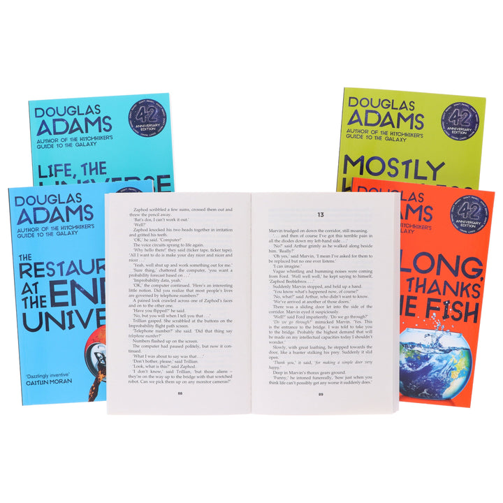 The Hitchhiker's Guide to the Galaxy by Douglas Adams: Complete Books 1-5 Box Set - Fiction - Paperback