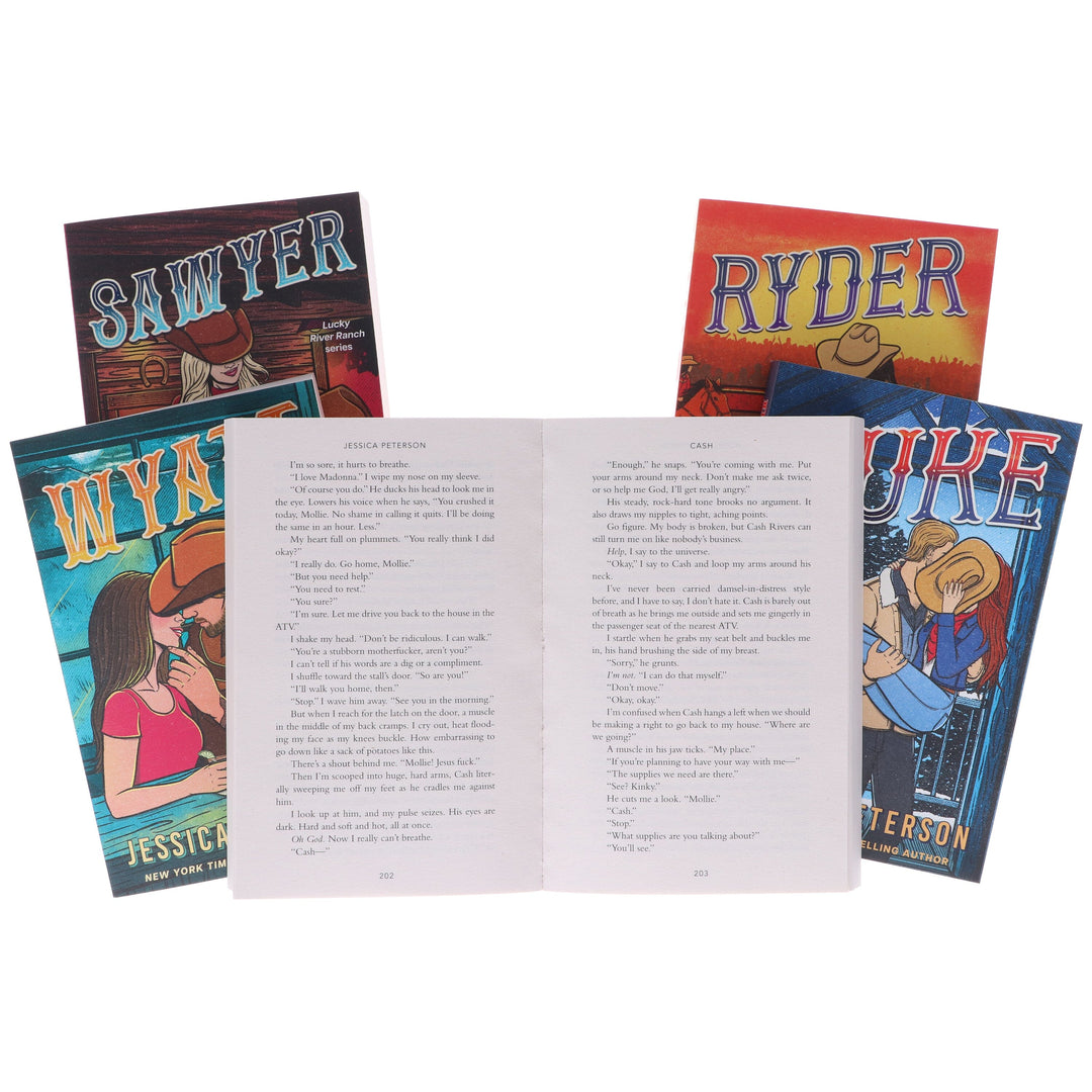 Lucky River Ranch Series by Jessica Peterson 5 Books Collection Set - Fiction - Paperback