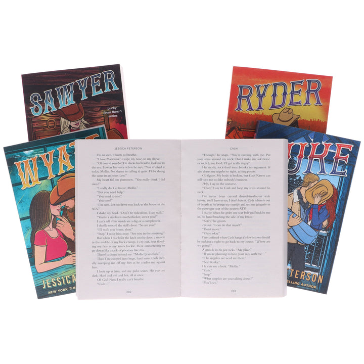 Lucky River Ranch Series by Jessica Peterson 5 Books Collection Set - Fiction - Paperback