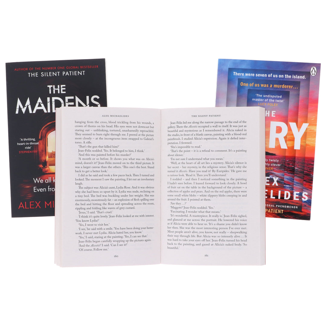 Alex Michaelides Thriller 3 Books Collection Set - Fiction - Paperback