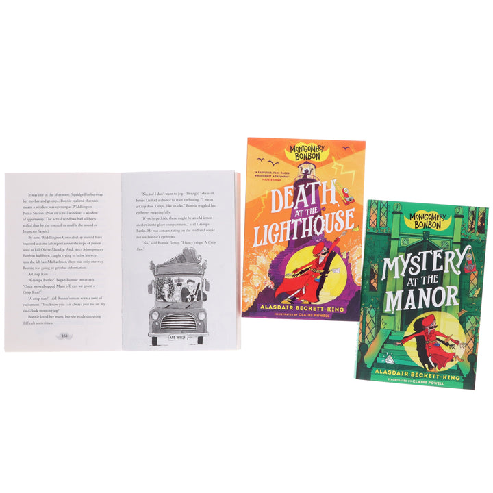 Montgomery Bonbon Series by Alasdair Beckett-King: 3 Books Collection Set - Ages 9-12 - Paperback