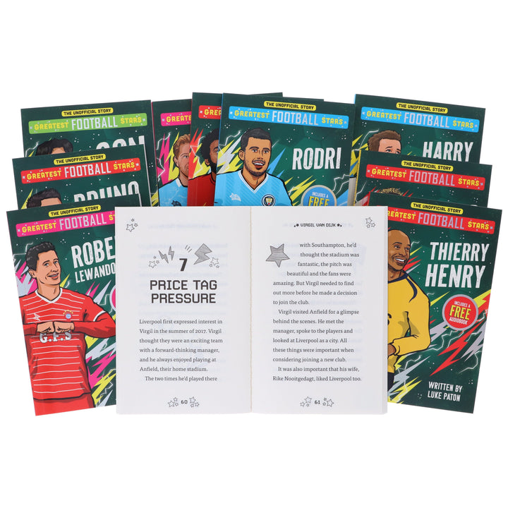 The Greatest Football Stars (Vol 1-2) by Luke Paton 20 Books Collection Set - Ages 7+ - Paperback