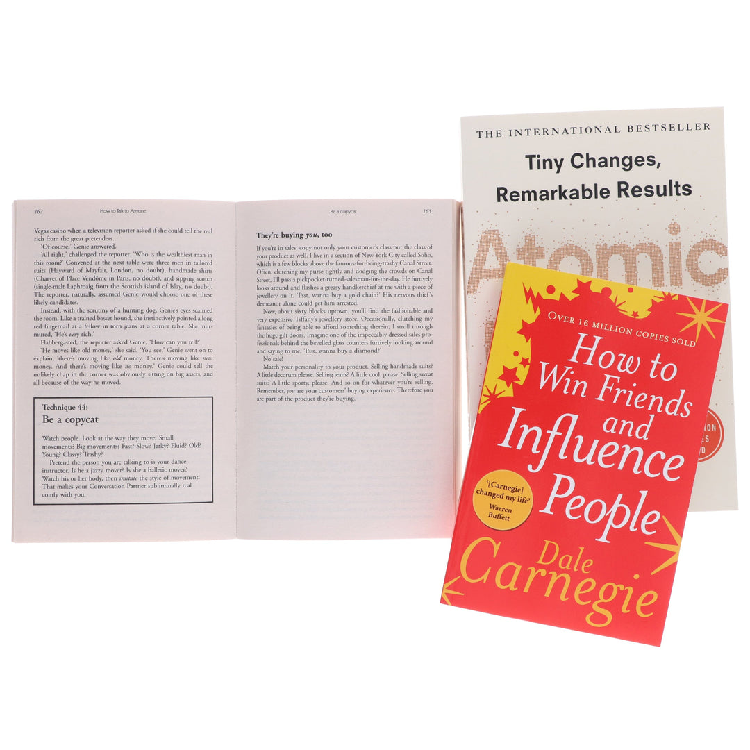Atomic Habits, How To Talk To Anyone & How to Win Friends and Influence People: 3 Books Collection - Non Fiction - Paperback