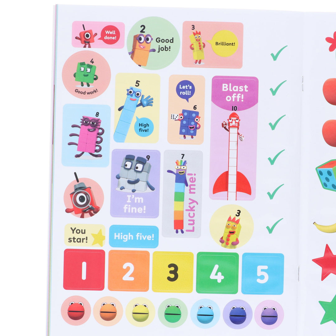 Numberblocks and Alphablocks (Orange: Level 2) Collection 6 Workbooks Set With Fun Stickers - Ages 3-5 - Paperback