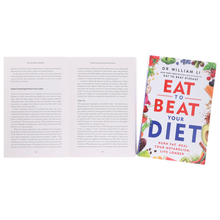 Dr William Li's Eat to Beat Disease & Eat to Beat Your Diet Collection 2 Books Set - Non Fiction - Paperback