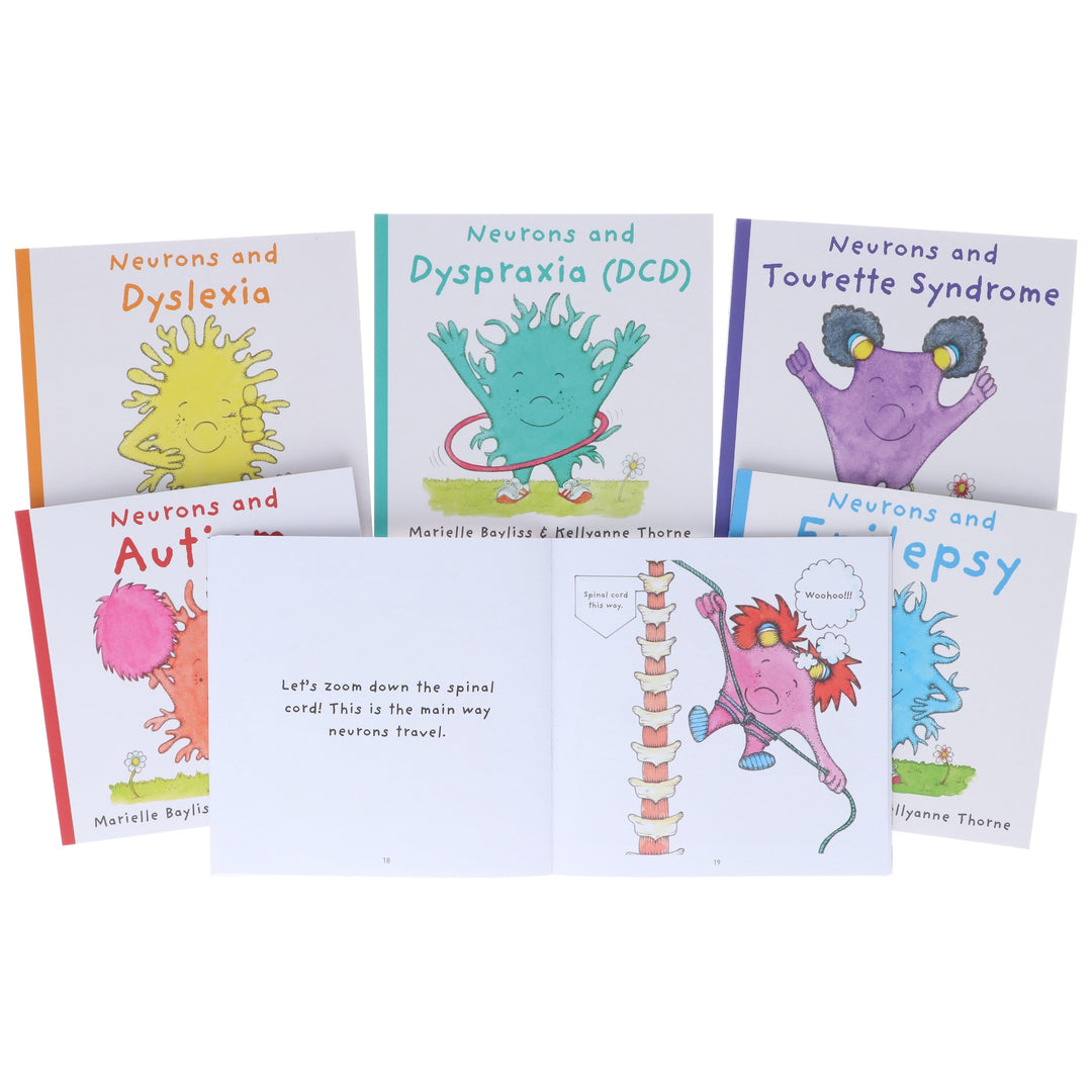 The Neurons Series by Marielle Bayliss Illustrated 6 Books Collection Set - Ages 3-7 - Paperback