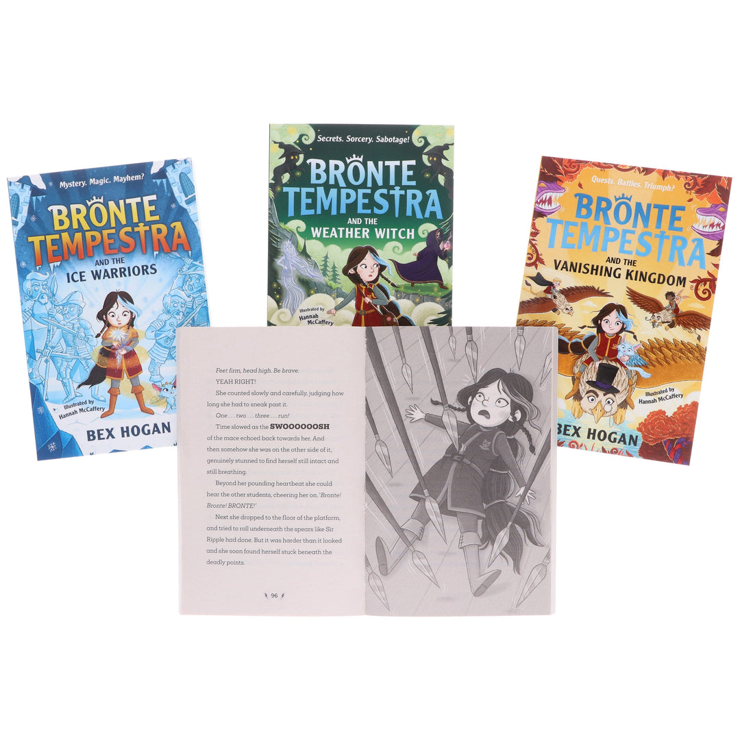 Bronte Tempestra Series by Bex Hogan Illustrated 4 Books Collection Set - Ages 7-12 - Paperback