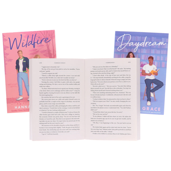 The Maple Hills Series By Hannah Grace (Icebreaker, Wildfire & Daydream) 3 Books Collection Set - Fiction - Paperback