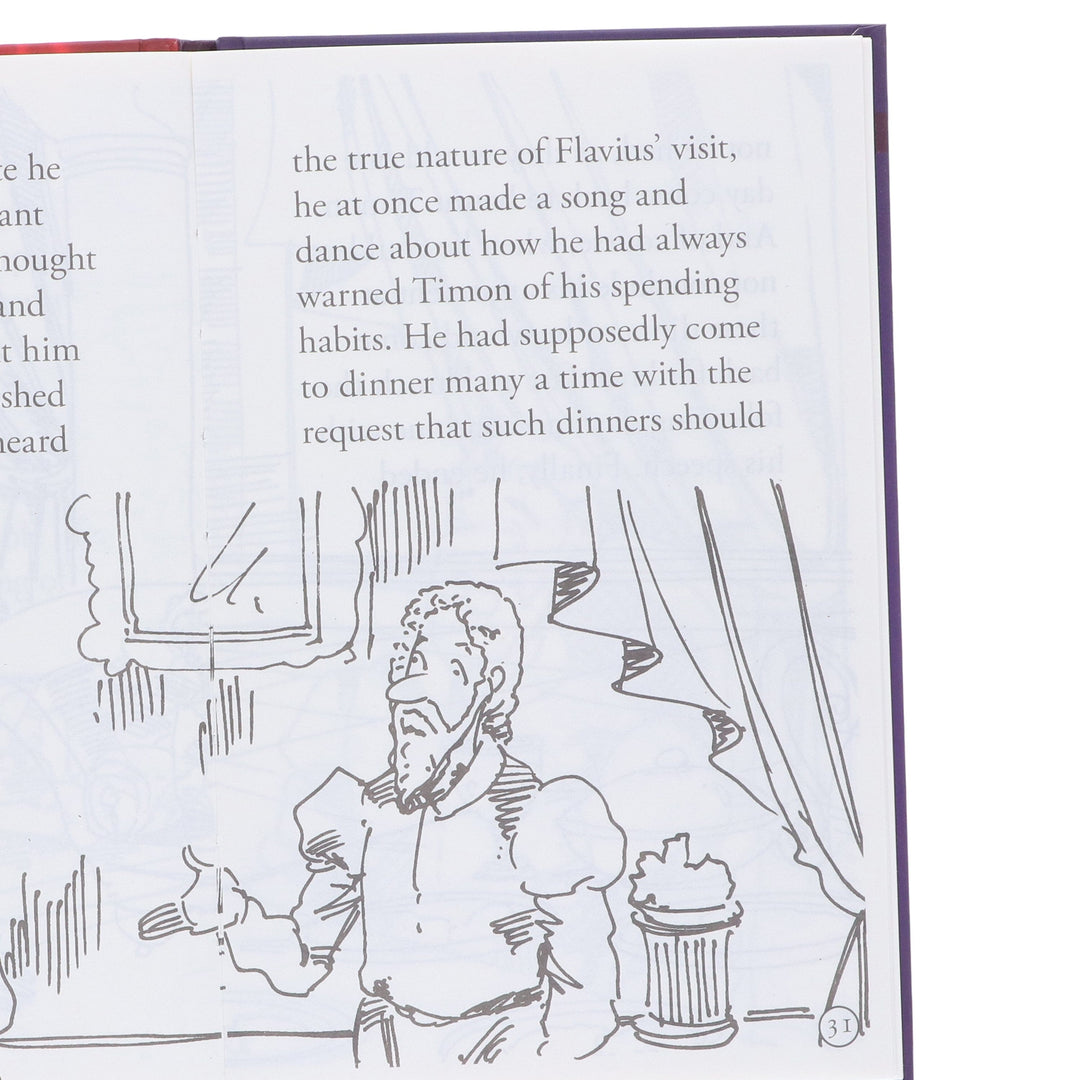 Timon of Athens: A Shakespeare Illustrated Children's Story Book - Ages 7-9 - Hardback