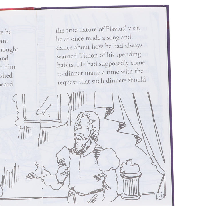 Timon of Athens: A Shakespeare Illustrated Children's Story Book - Ages 7-9 - Hardback