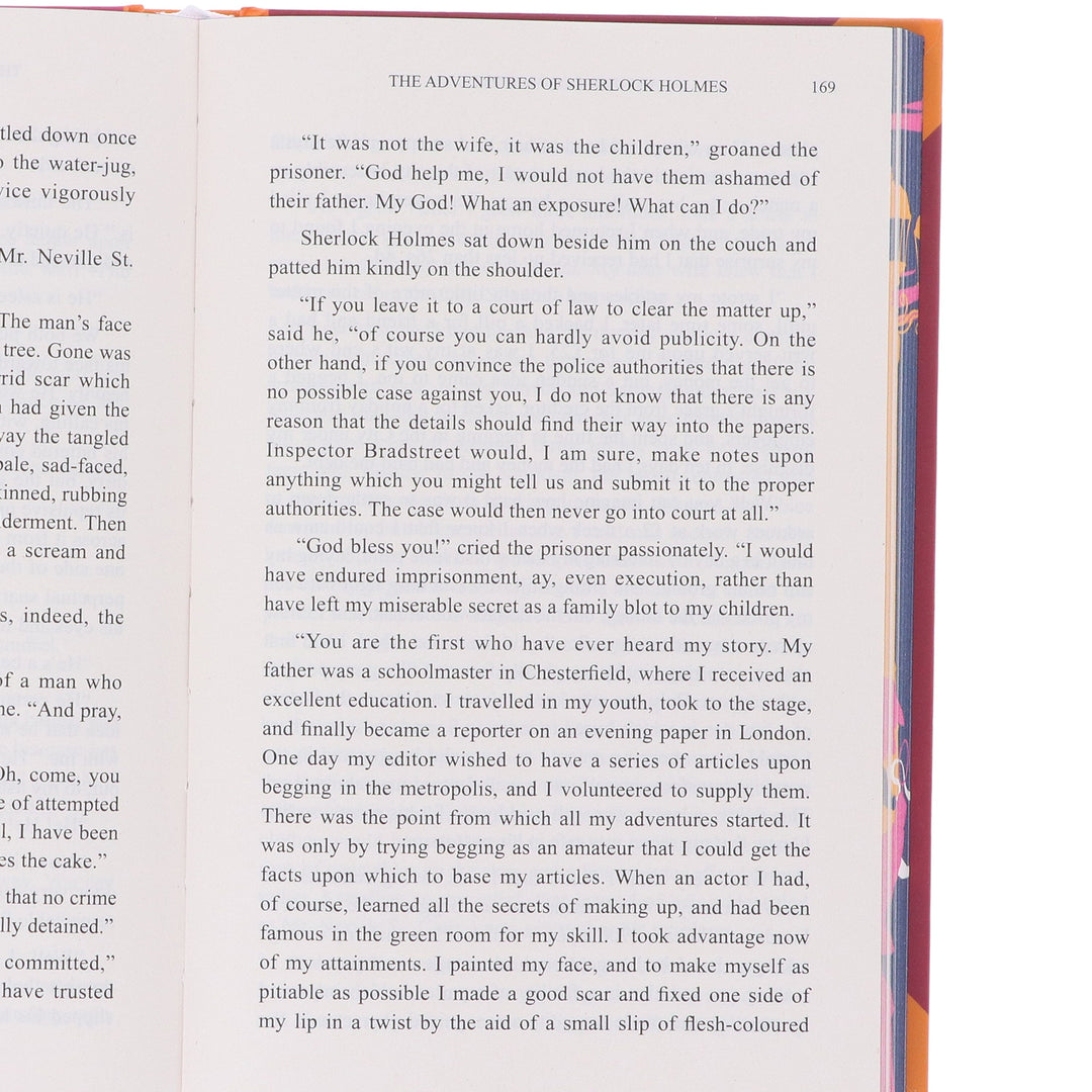 The Adventures of Sherlock Holmes by Sir Arthur Conan Doyle - Fiction - Sprayed Edges Hardback