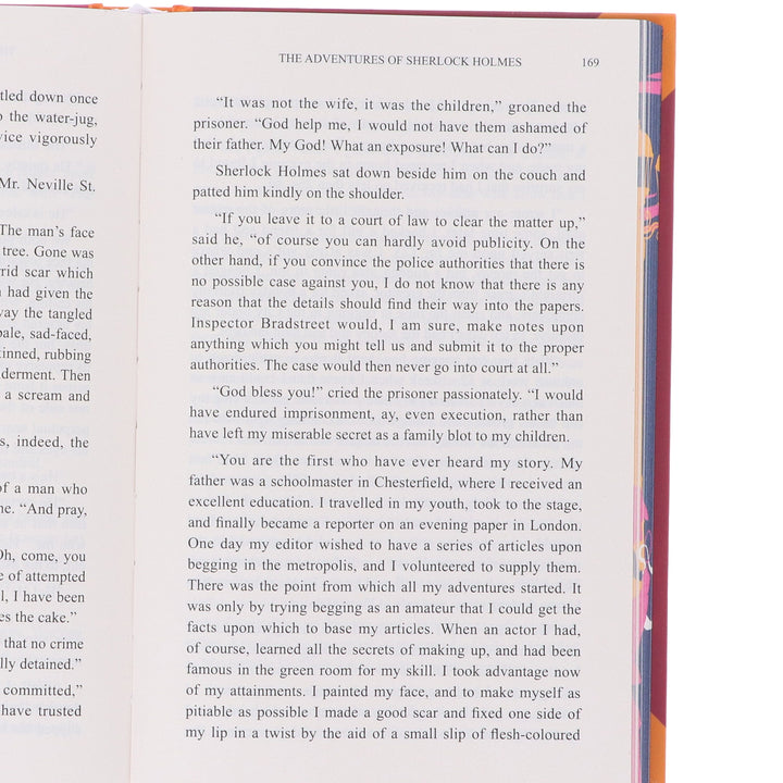 The Adventures of Sherlock Holmes by Sir Arthur Conan Doyle - Fiction - Sprayed Edges Hardback