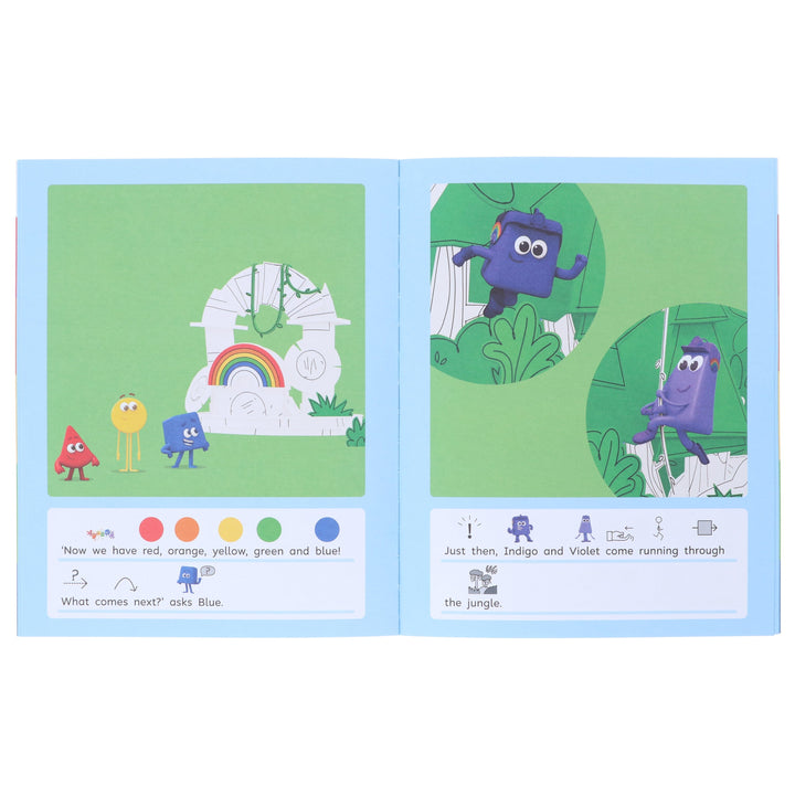 Colourblocks: Colours of the Rainbow: A Symbolised Storybook (Includes Free Signing Video & Audiobook) - Ages 5-7 - Paperback
