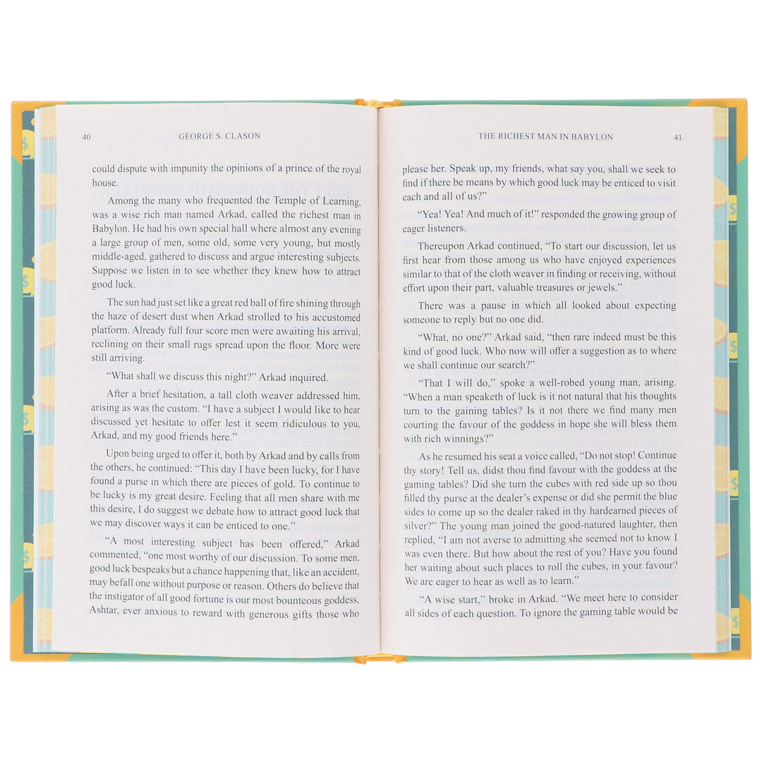 The Richest Man In Babylon by George S. Clason - Fiction - Sprayed Edges Hardback