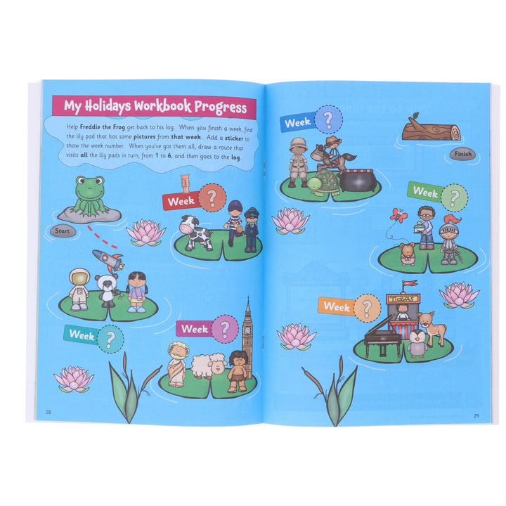 CGP Summer Holidays Activity Workbook (for kids between Year 2 & Year 3) With 100+ Stickers: 2 Books Set - Paperback