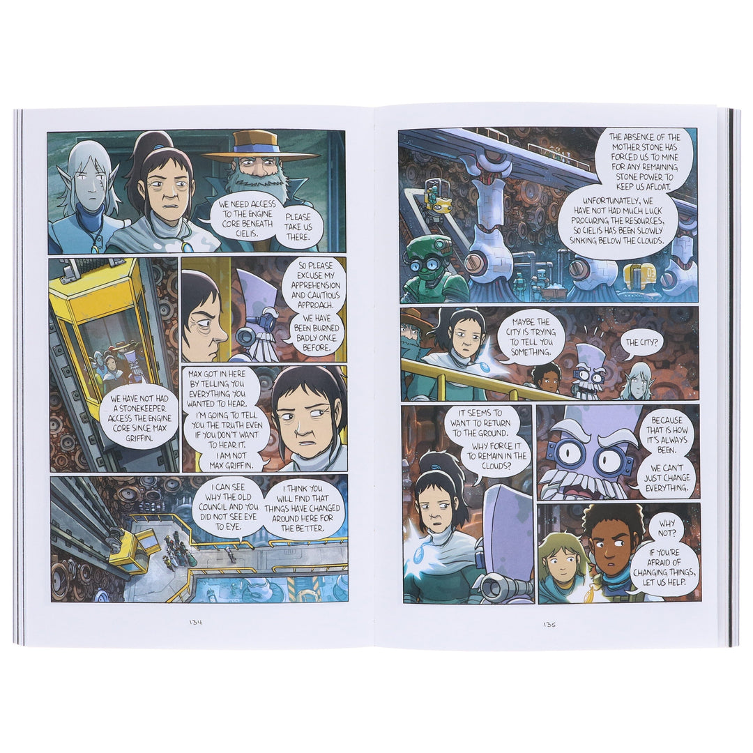 Amulet Series By Kazu Kibuishi 9 Books Collection Graphic Novel Box Set - Age 8-12 - Paperback
