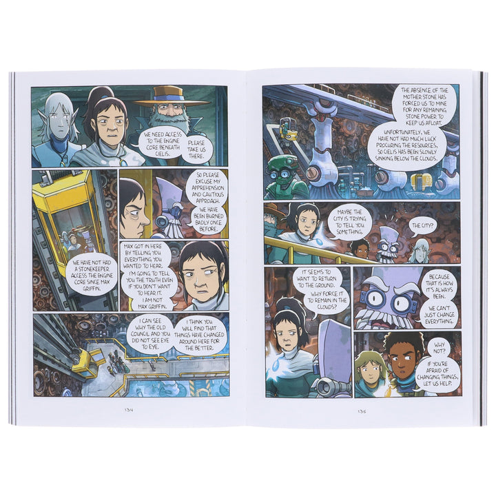 Amulet Series By Kazu Kibuishi 9 Books Collection Graphic Novel Box Set - Age 8-12 - Paperback